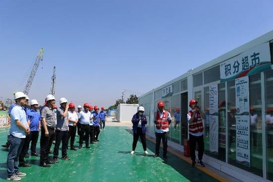 筑梦黄河畔 立功起步区——黄河437ccm必赢国际党支部开展联创共建活动 437ccm必赢国际